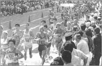 札幌市の全区を走るようにコース設定された都市型のフルマラソン