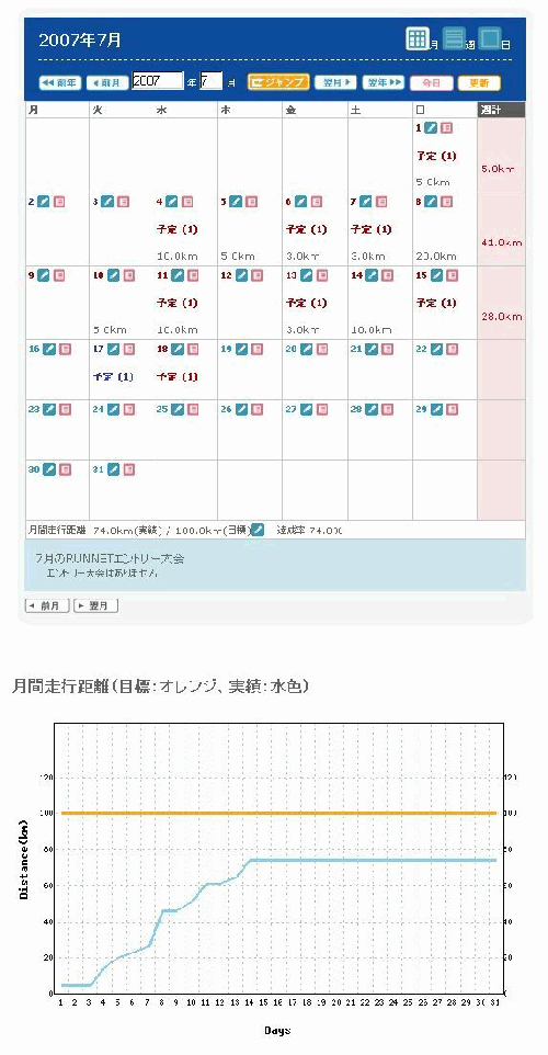 カレンダー