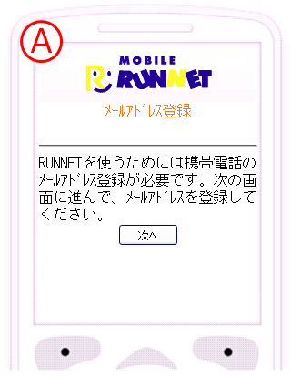 すでにRUNNET会員の方（PCからRUNNETで大会エントリーや通販などを利用するのにログインしたことがある方）