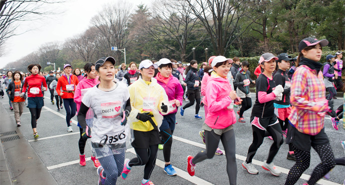 渋谷・表参道WOMEN’S RUN　春を呼び込む至福の10kmレース！ 女性ランナー1,000人がレースデビュー