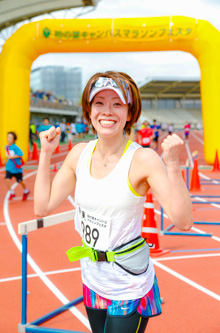 山口祐佳さん（ランニング歴1年）